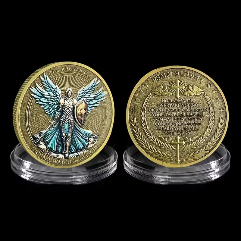 Pièce de Défi Archange St Michel Psaume 91:10-11