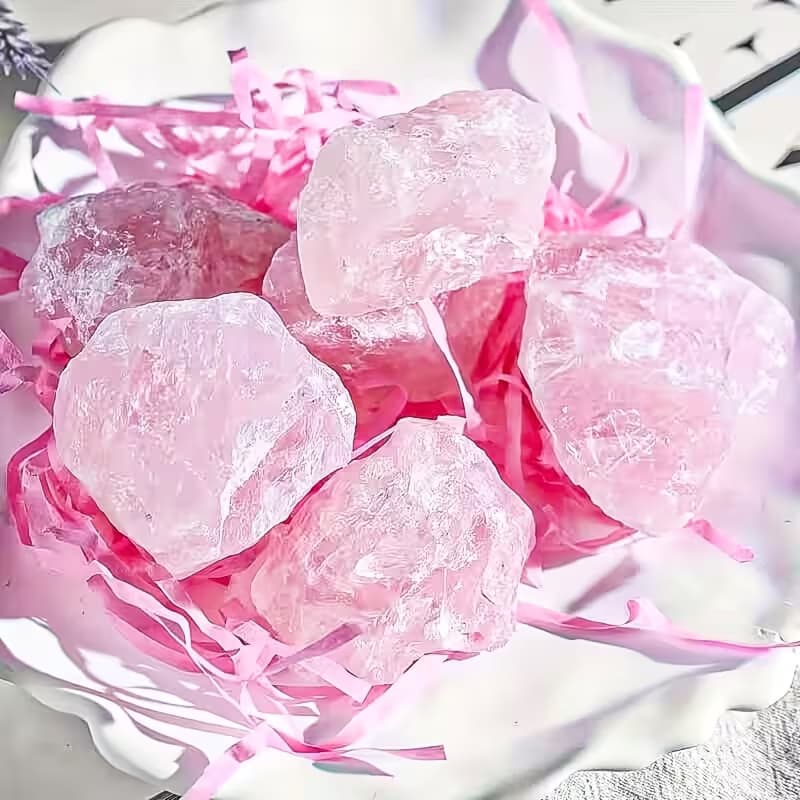 Quartz Rose Brut (Environ 38g)