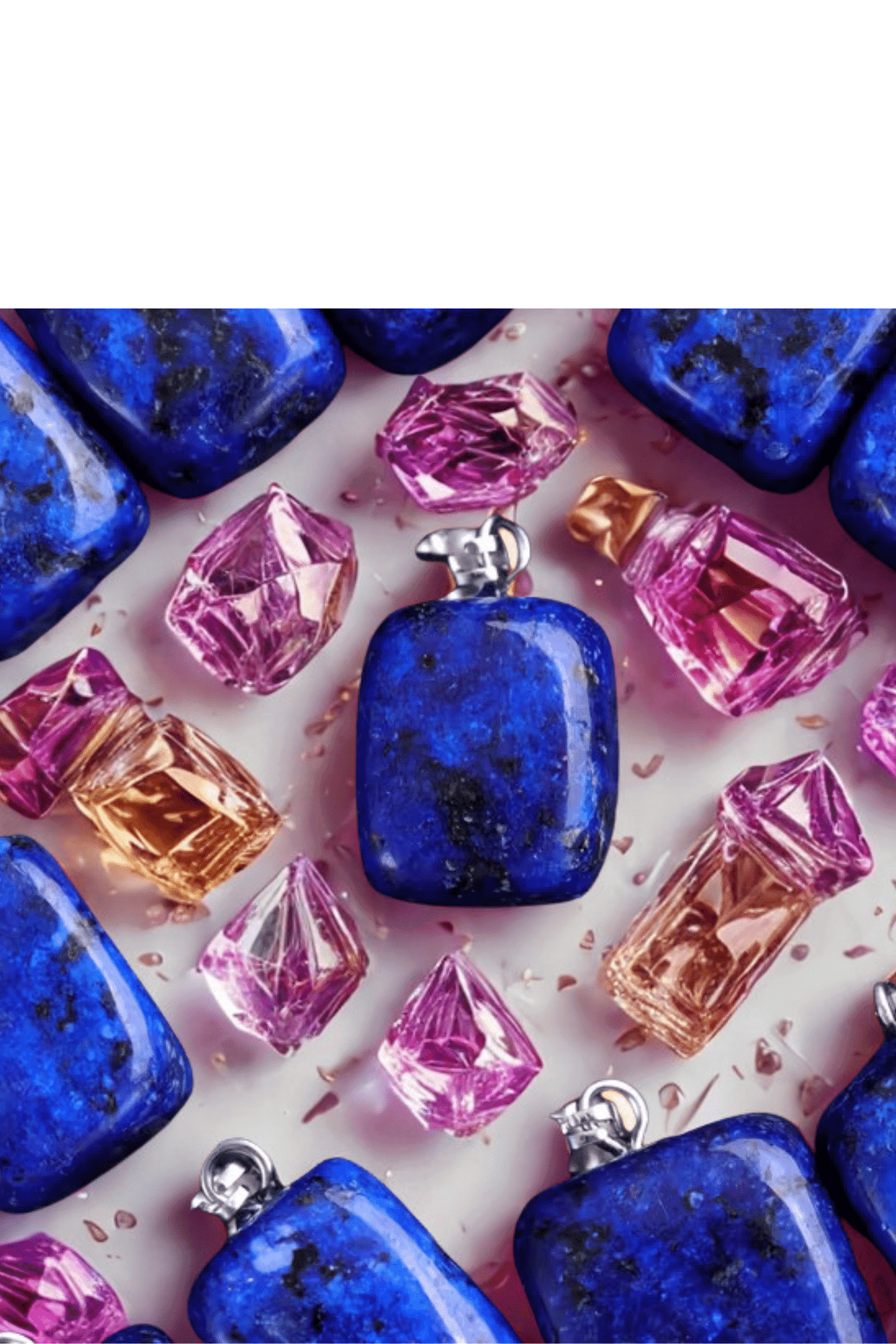 Pendentif Tendance en Lapis-Lazuli Naturel Irrégulier
