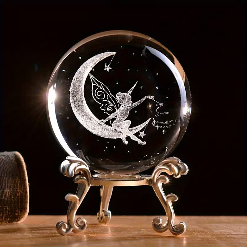 Boule de Cristal Féérique Enchanteresse en 3D
