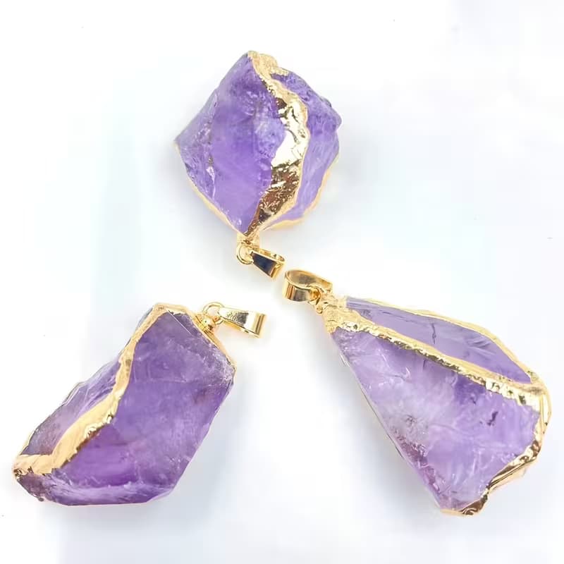 Pendentif en Améthyste Naturelle