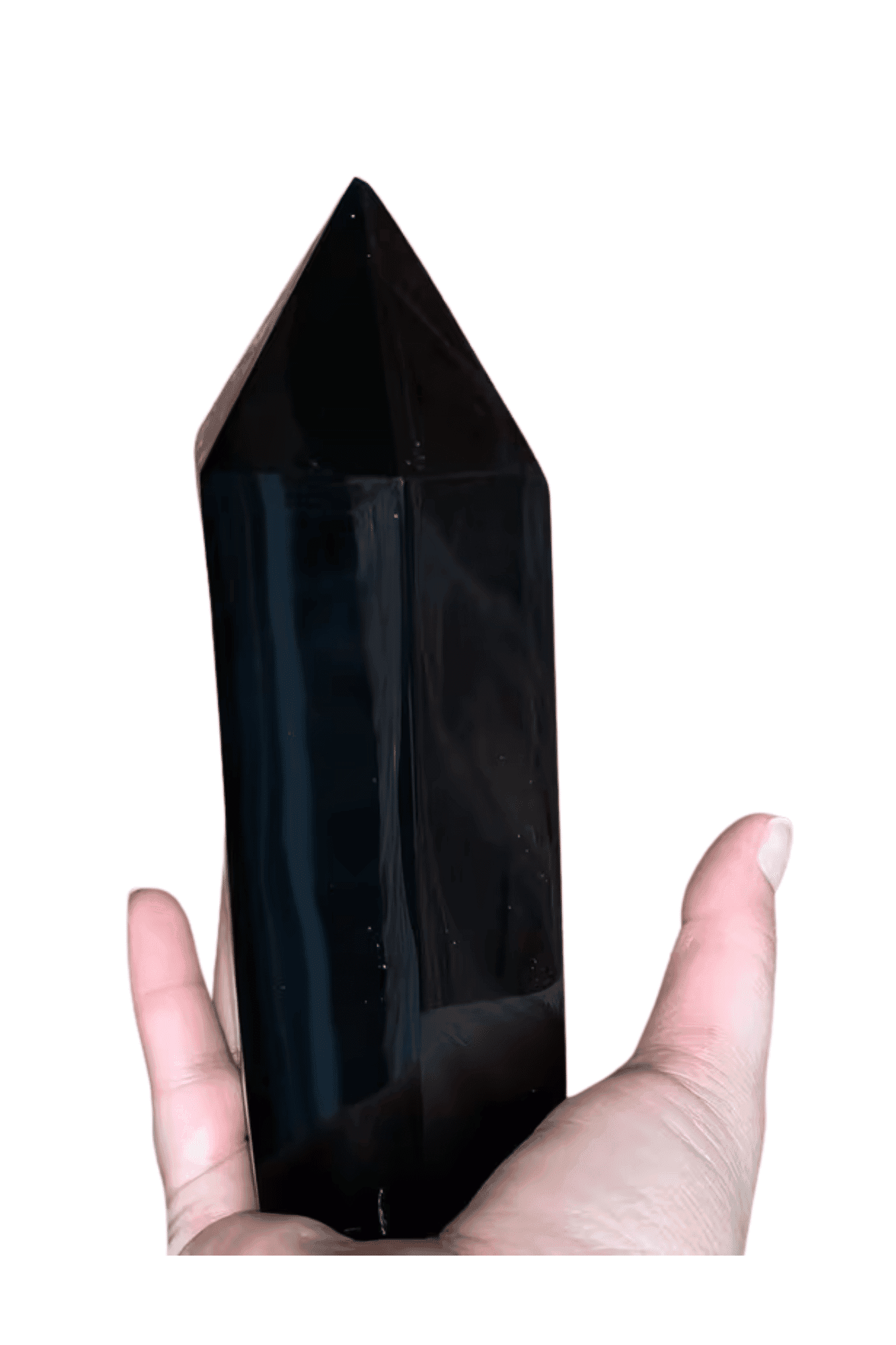 Colonne en Obsidienne Noire