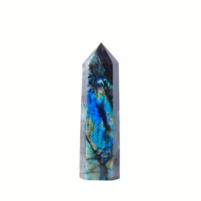 COLONNE DE LABRADORITE NATURELLE – 10 CM