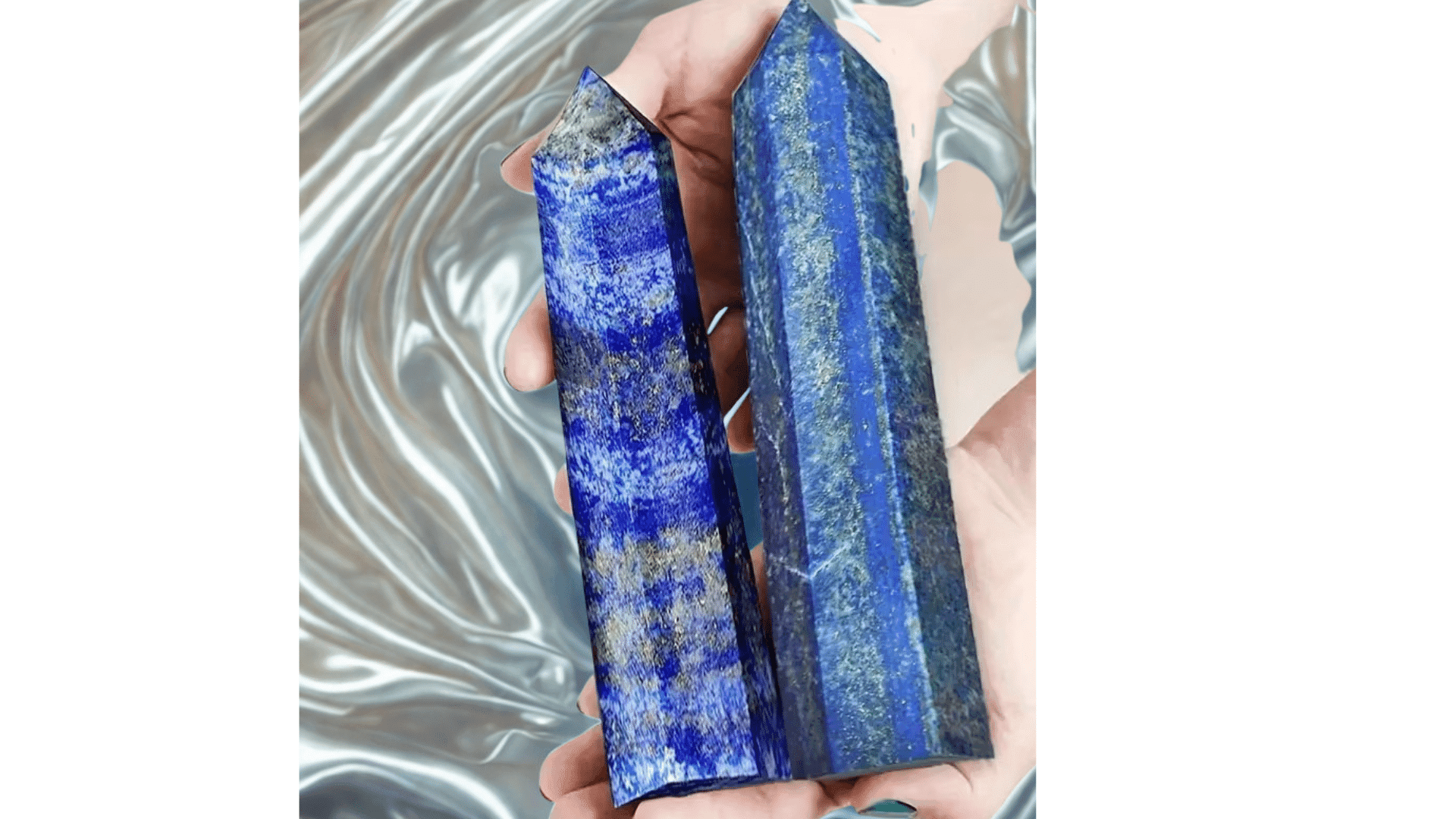 COLONNE DE LAPIS LAZULI NATURELLE – 9 CM