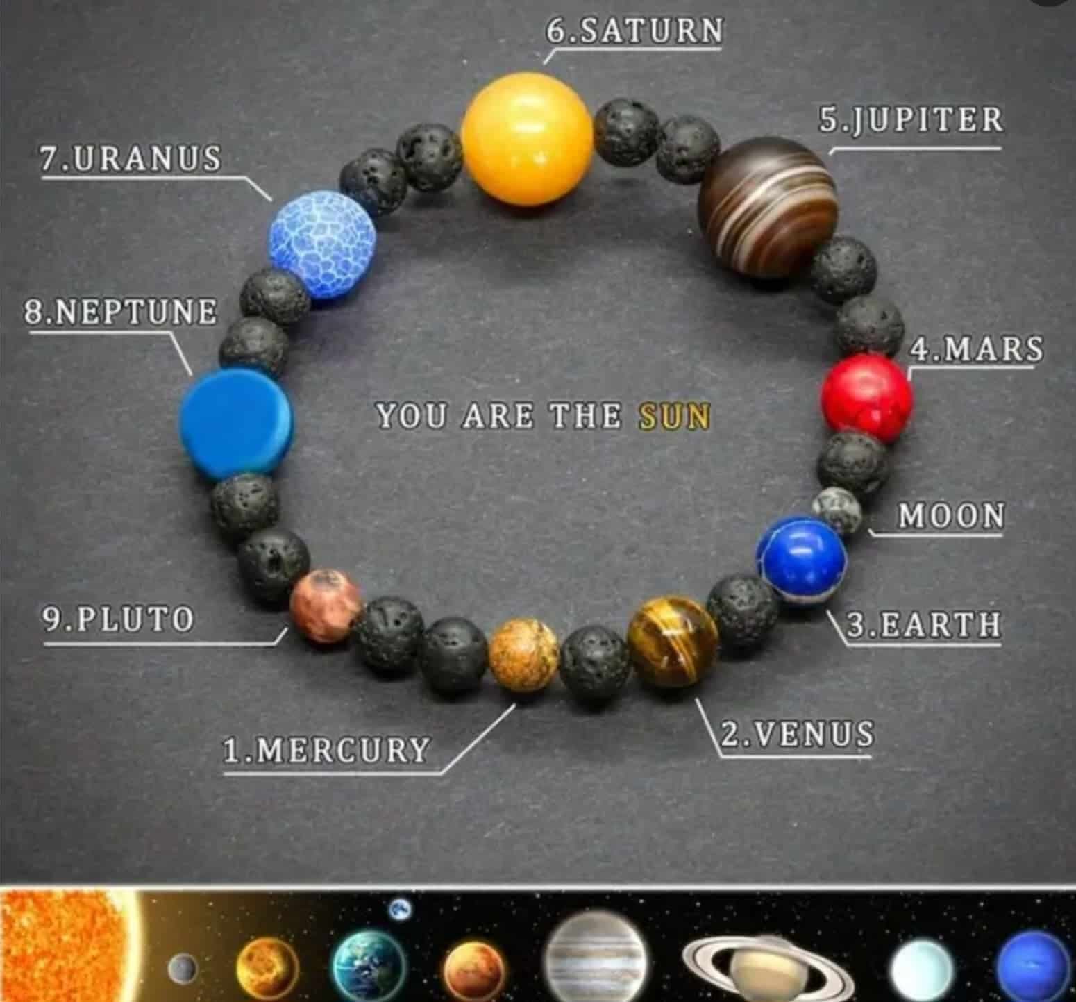 Bracelet Système Solaire