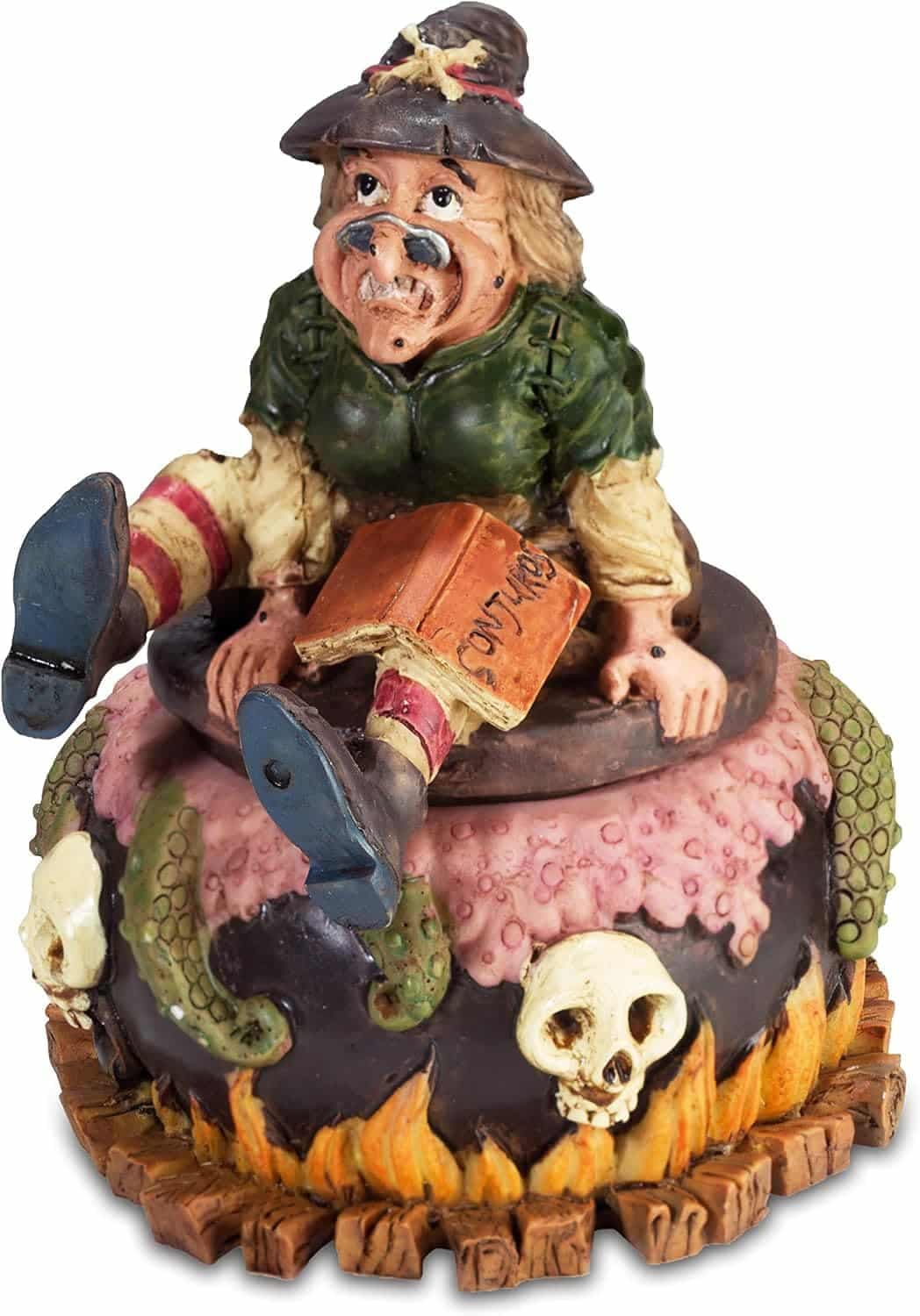 Boîte Sorcière Sur Chaudron