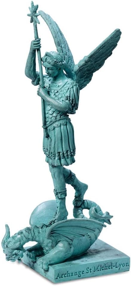 Statuette Saint Michel Archange de Lyon-Fourvière