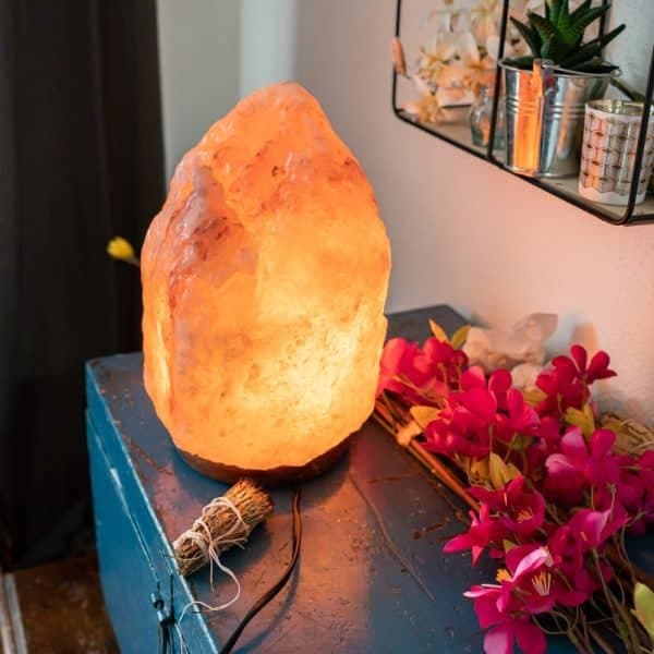 Lampe en Cristal de Sel d'Himalaya de 12 à 18 kg