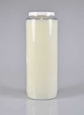 Bougie Neuvaine blanche