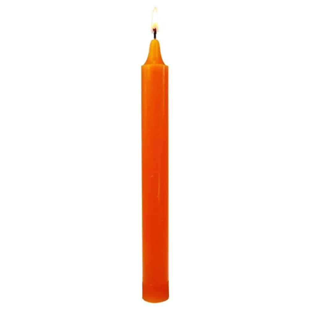Bougie Teintée dans la masse Orange