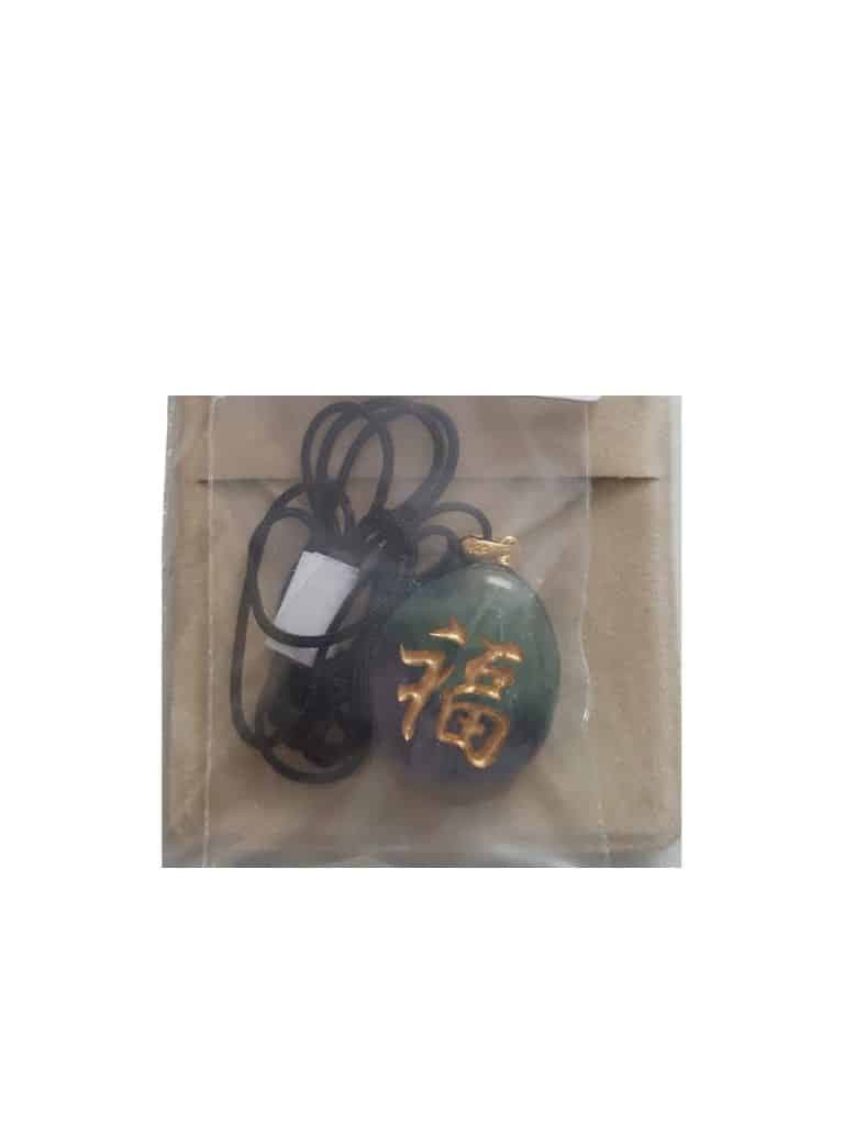 Galet Fluorine pendentif