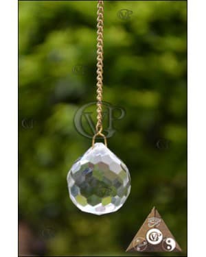 Pendule Boule Hypnotique Cristal Swarovski