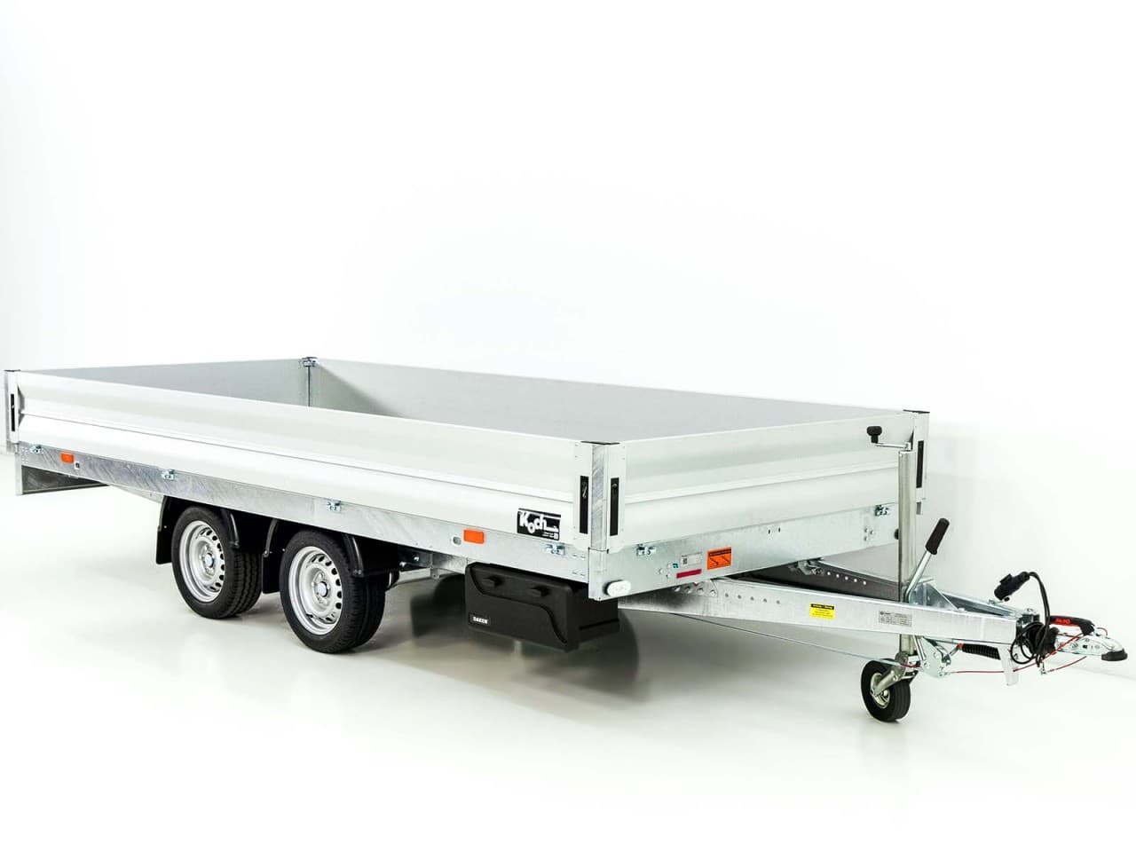 Vezeko platte oplegger D27.4 | 182 x 417 cm 2,7 ton - Nieuw