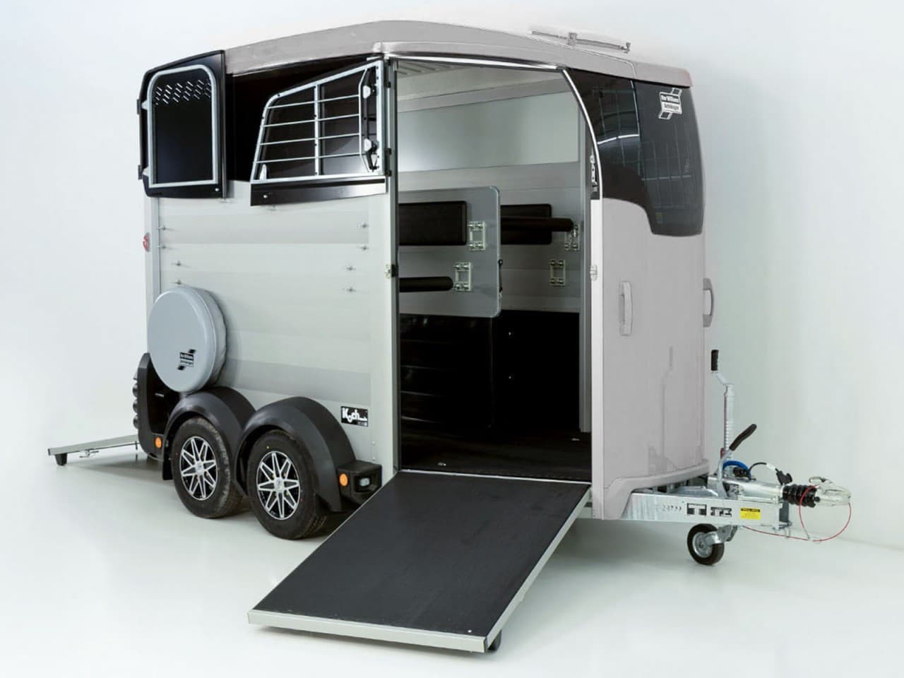 Ifor Williams HBX 511 paardentrailer | Uitgang aan de voorzijde | Nieuw model | Zilver - Nieuw