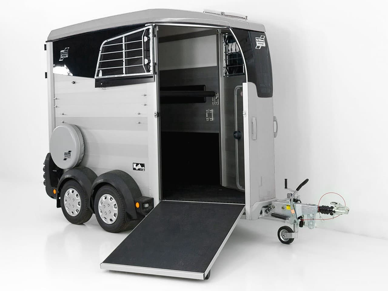 Ifor Williams HBX 403 paardentrailer | Uitgang aan de voorzijde | Nieuw model | Zilver - Nieuw