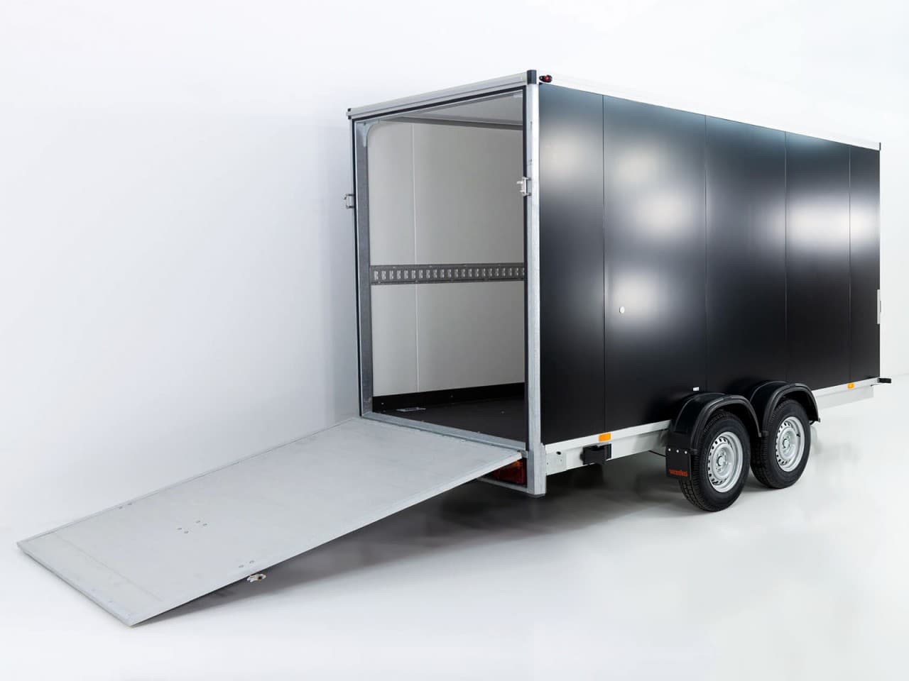 Vezeko bagageaanhanger 184x405cm Hoogte: 205cm 2,7t|Ramp|Zwart-Nieuw