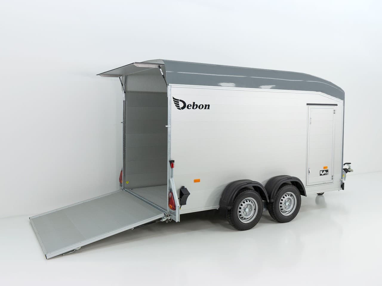 Debon bagagelabel Cargo C800 206x441cm H206 3,5 t | aluminium | polybug | deur | grijs-nieuw