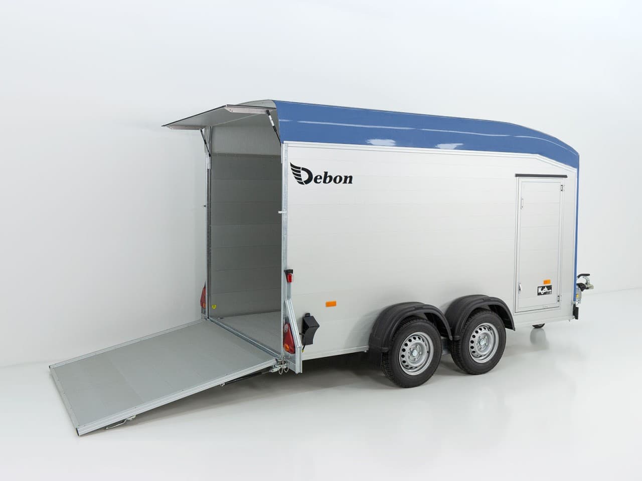 Debon bagageaanhanger Roadster Alu C700 179×378 H201 2.6t|Alu|Polybug|Deur|blauw-nieuw