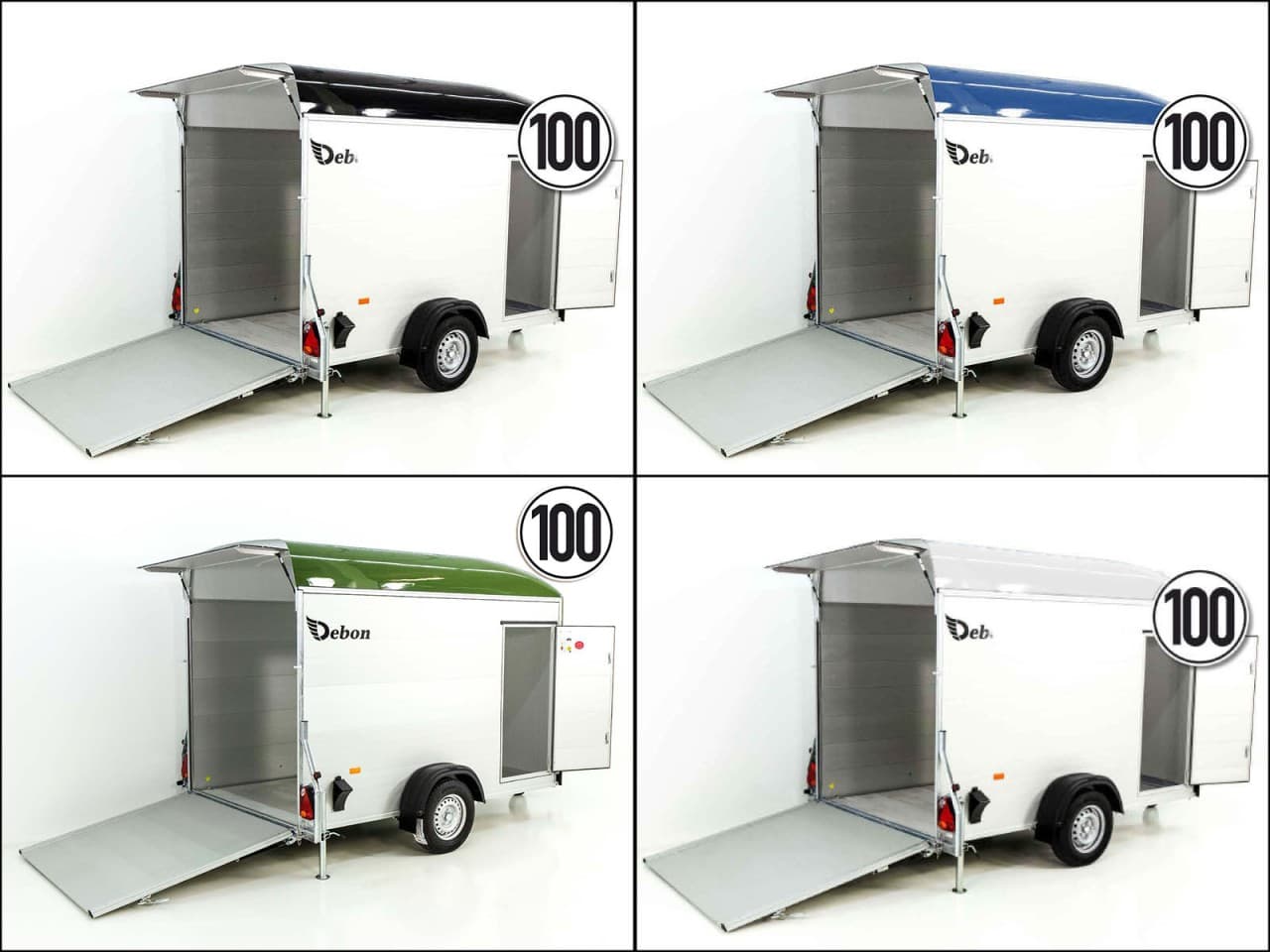 Debon bagagelabel C400 164x315cm H: 200cm 1.3t|aluminium, polybug|deur-nieuw