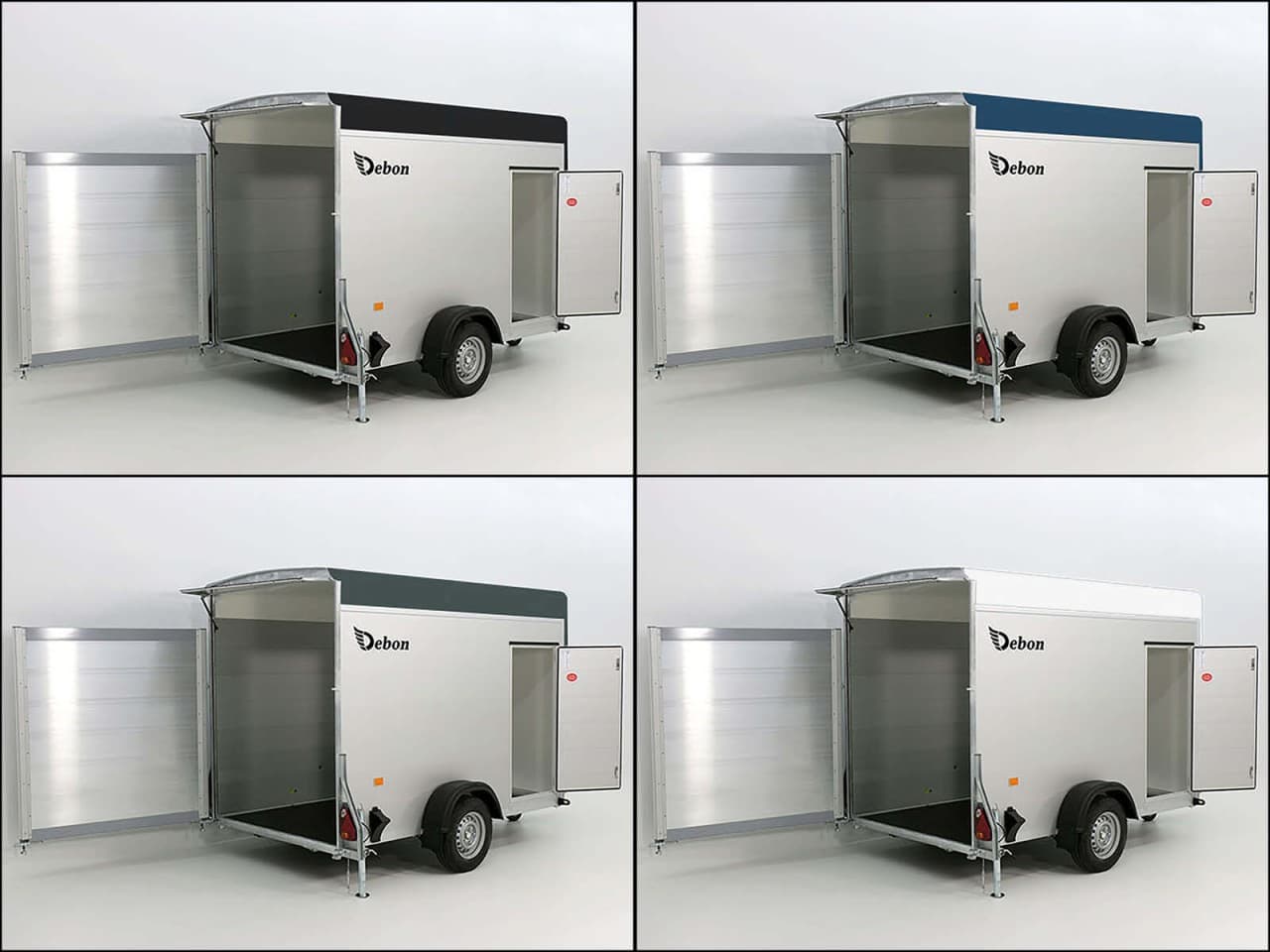 Debon bagagelabel C300 148x295cm H: 190cm 1.3t|Alu|Polybug|Door-New