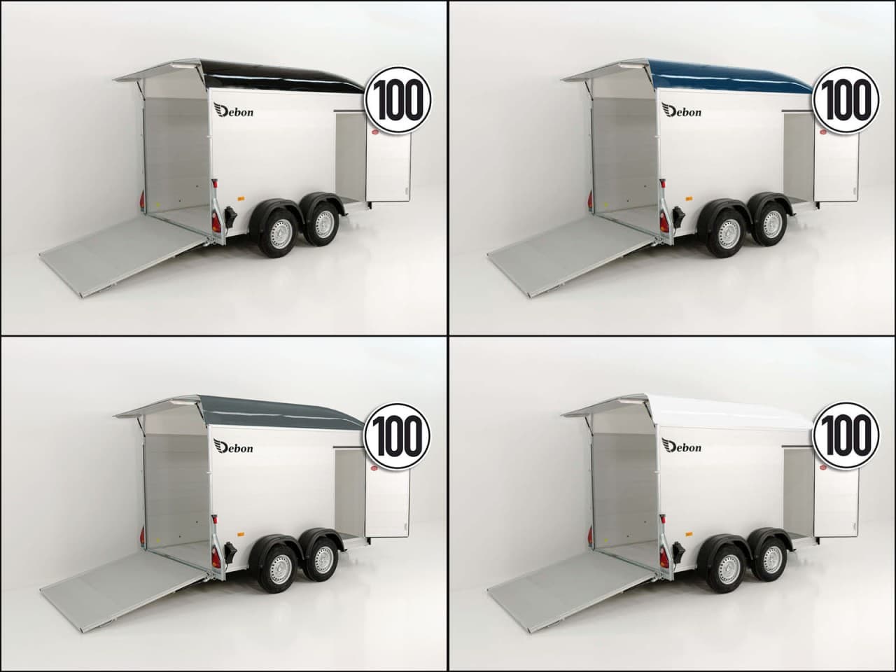 Debon bagageaanhanger C500 164x300cm H:200cm 2.6t|Alu|Polybug|Deur - Nieuw