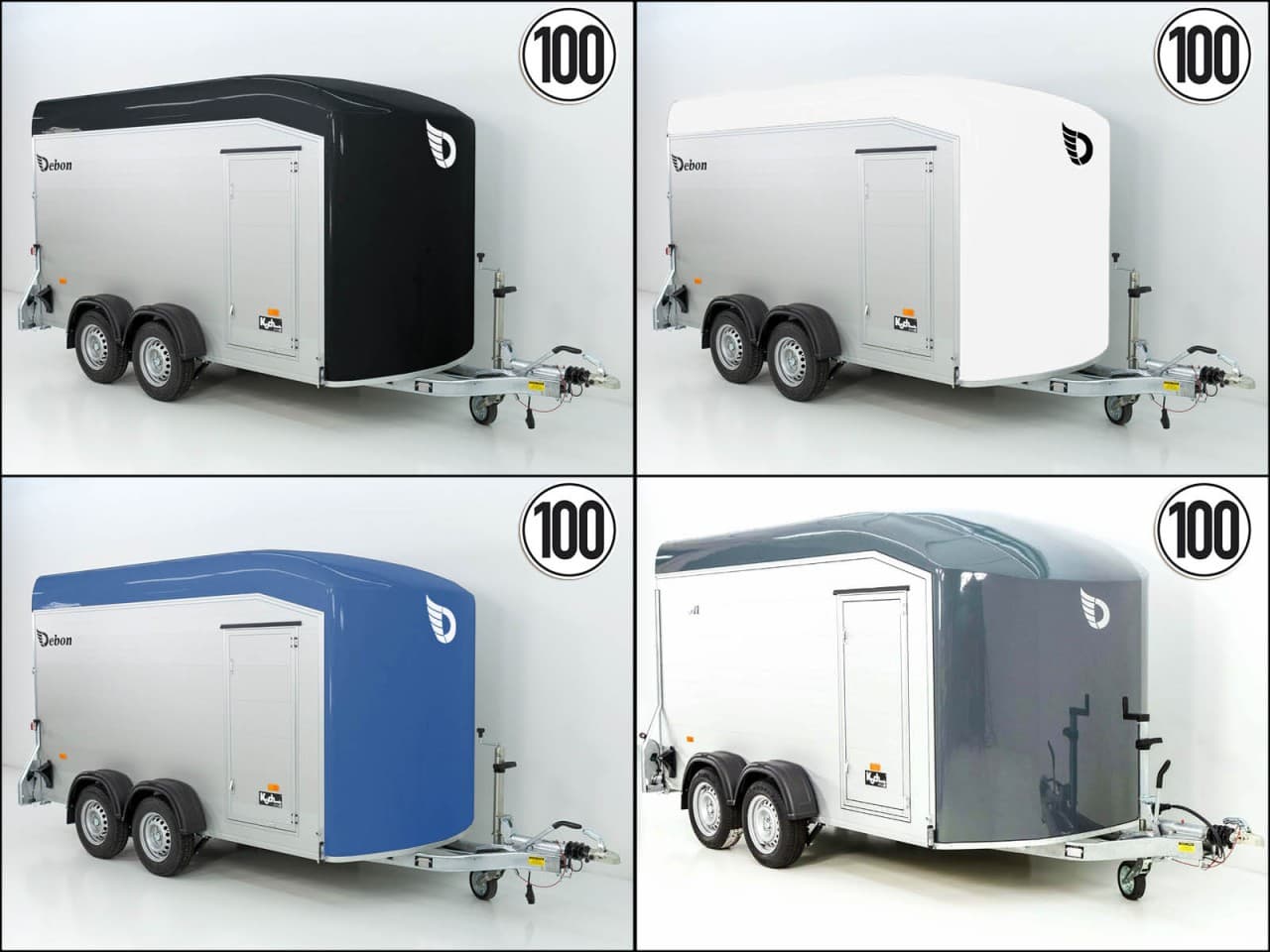 Debon bagageaanhanger Roadster Alu C700 179×378 H201 2.6t|Alu|Polybug|Deur-Nieuw