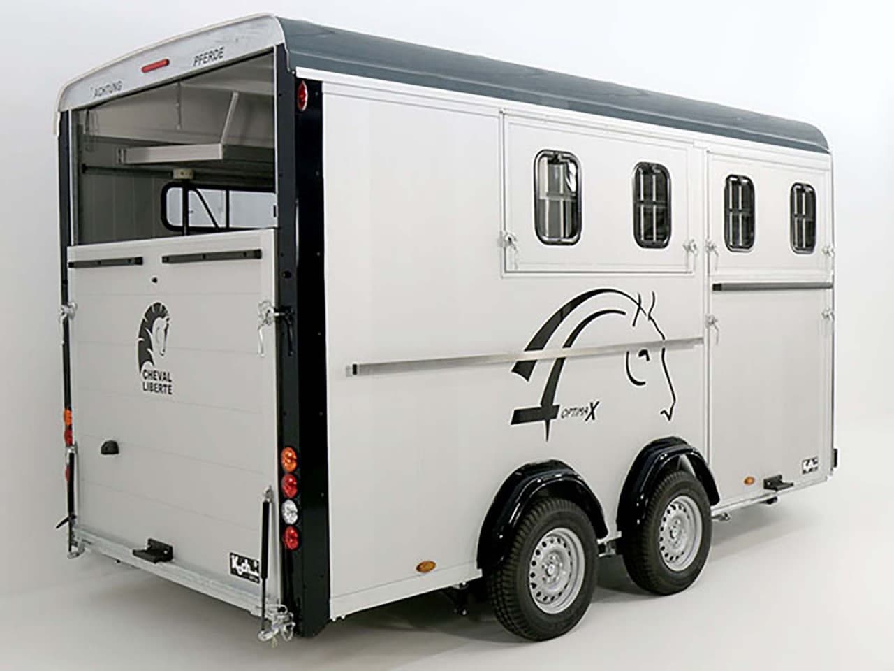 Cheval Liberte Maxi paardentrailer voor 4 paarden | 4 paarden | Pullman chassis | 100 km/u | grijs - Nieuw
