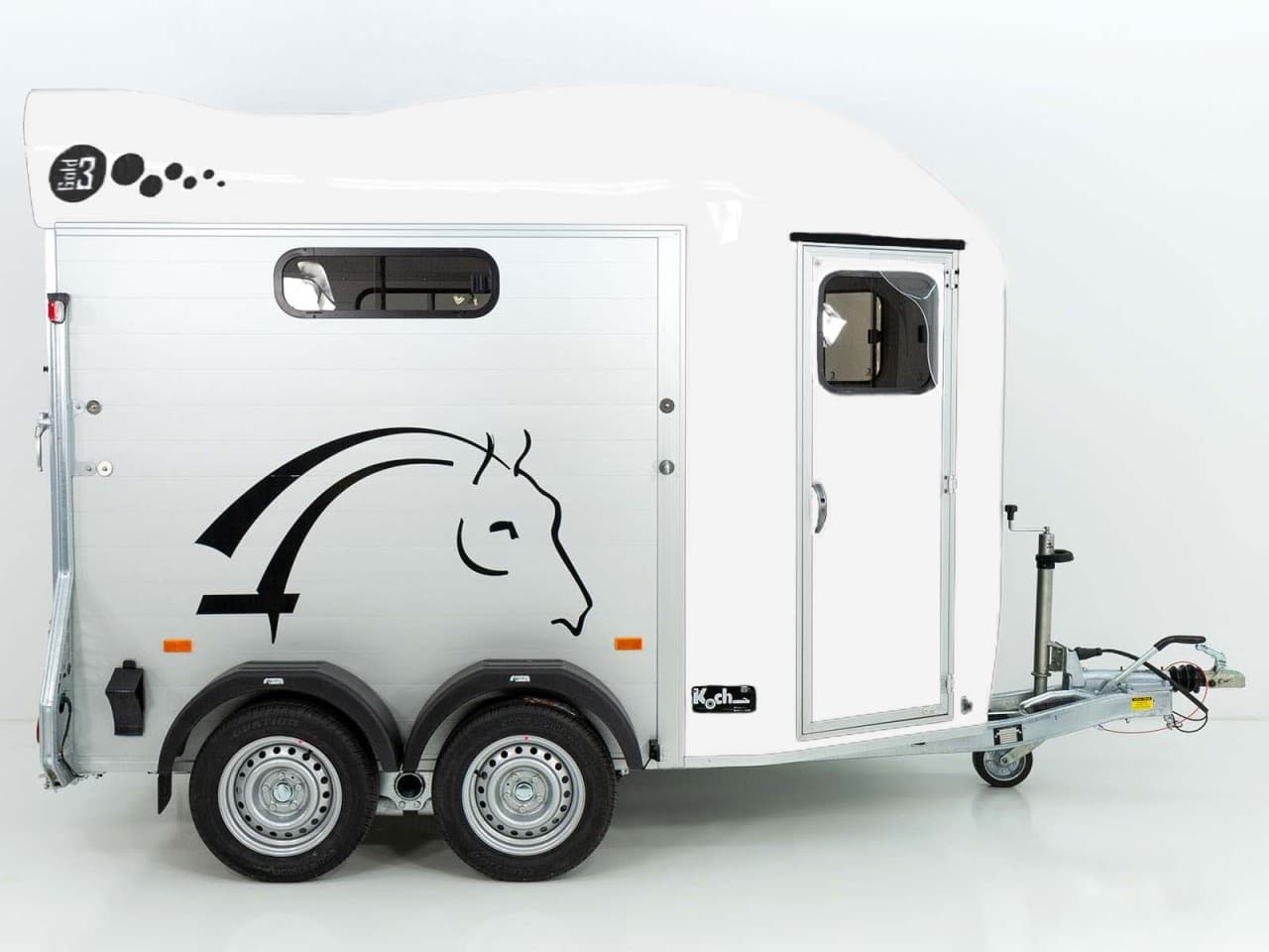 Cheval Liberte paardentrailer GOLD 3|Premium|Pullman 2|Zadelkamer|wit-Nieuw