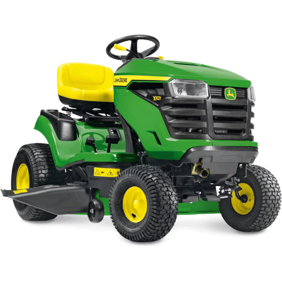 John Deere X107 grasmaaier model 2025 nieuw