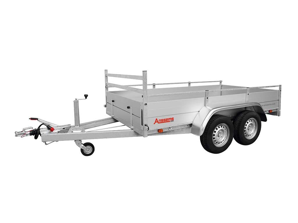 Anssems autotransporter met dieplader, aluminium BSX 2500 kg, laadruimte 3,01 x 1,50 m