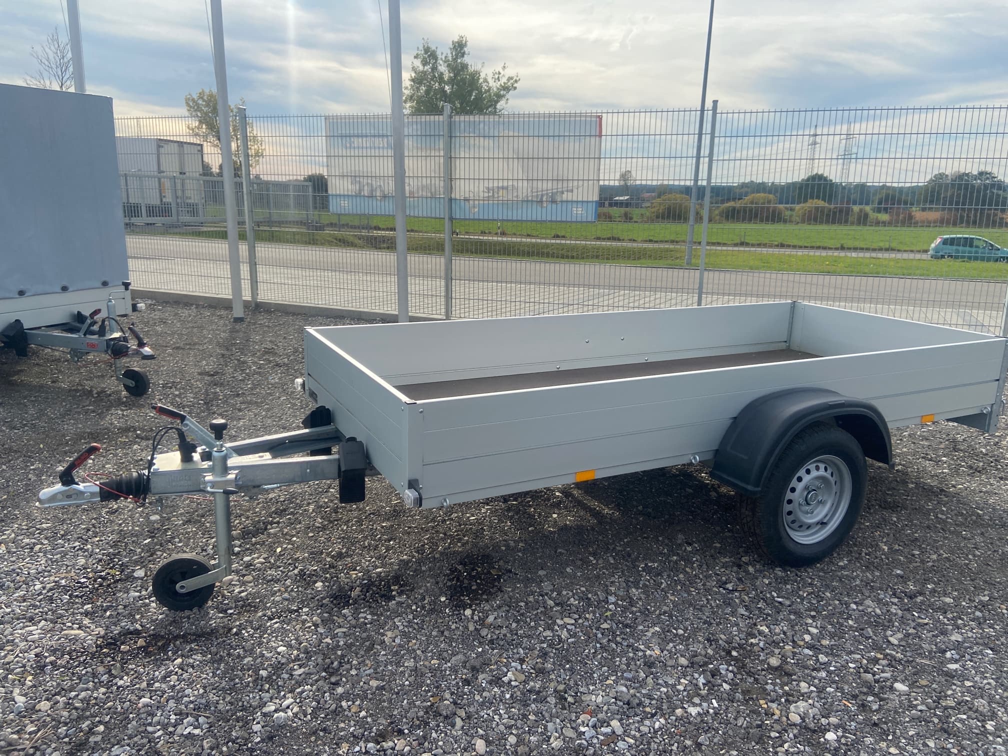 Anssems autotransportaanhanger met lage laadbak, aluminium GTB 1200 kg, laadruimte 3,01 x 1,26 m