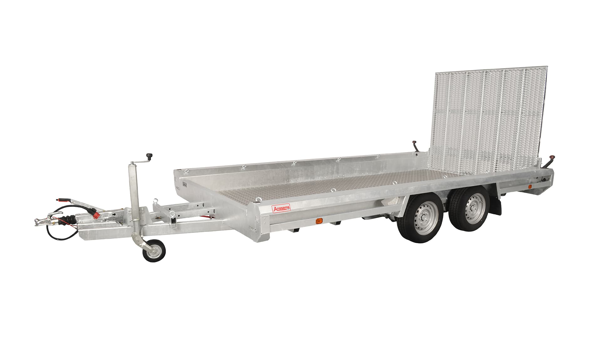 Hulco autotransporter, machinetransporter TERRAX 3500 kg, laadruimte 3,94 x 1,80 m - achterklep 150 cm