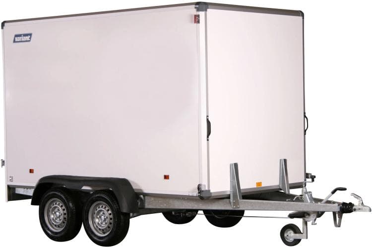 Variant autotransporter, gesloten trailer 2517 C4, draaideuren, 2500 kg, laadruimte 3,46 x 1,68 m, binnenhoogte 1,88 m