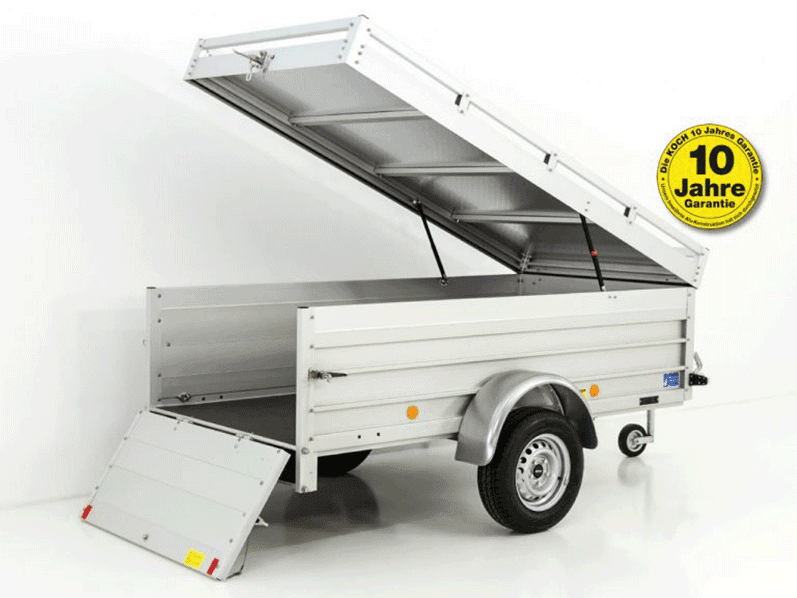 Koch dekselaanhanger 125x250cm Hoogte: 65cm 750kg|Type U4-Nieuw