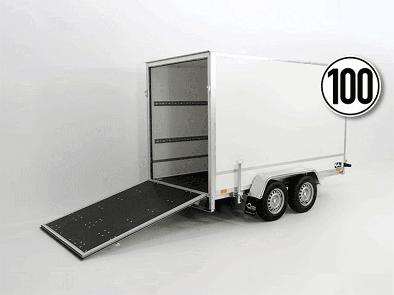 Bagageaanhanger BK 146x357cm Hoogte: 210cm 2,7t | Oprijplaat - Nieuw