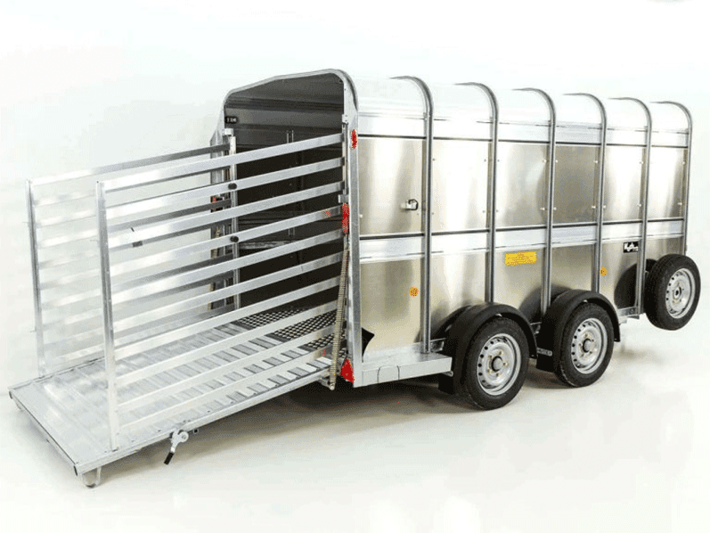 Ifor Williams veetrailer TA510 178x372cm Hoogte: 183 cm 3,5t - Nieuw