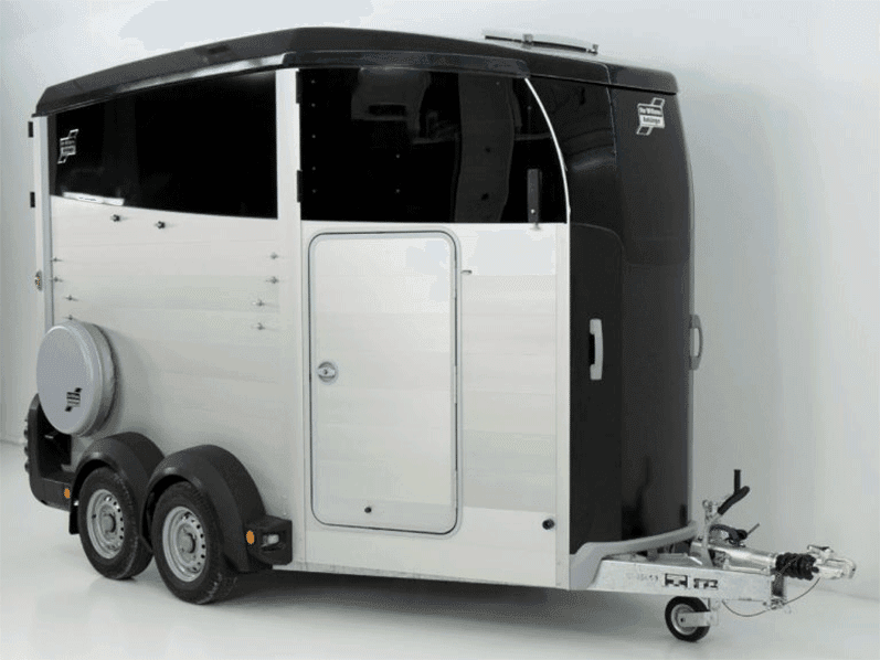Ifor Williams HBX 511 paardentrailer | zadelkamer | nieuw model | zwart - nieuw
