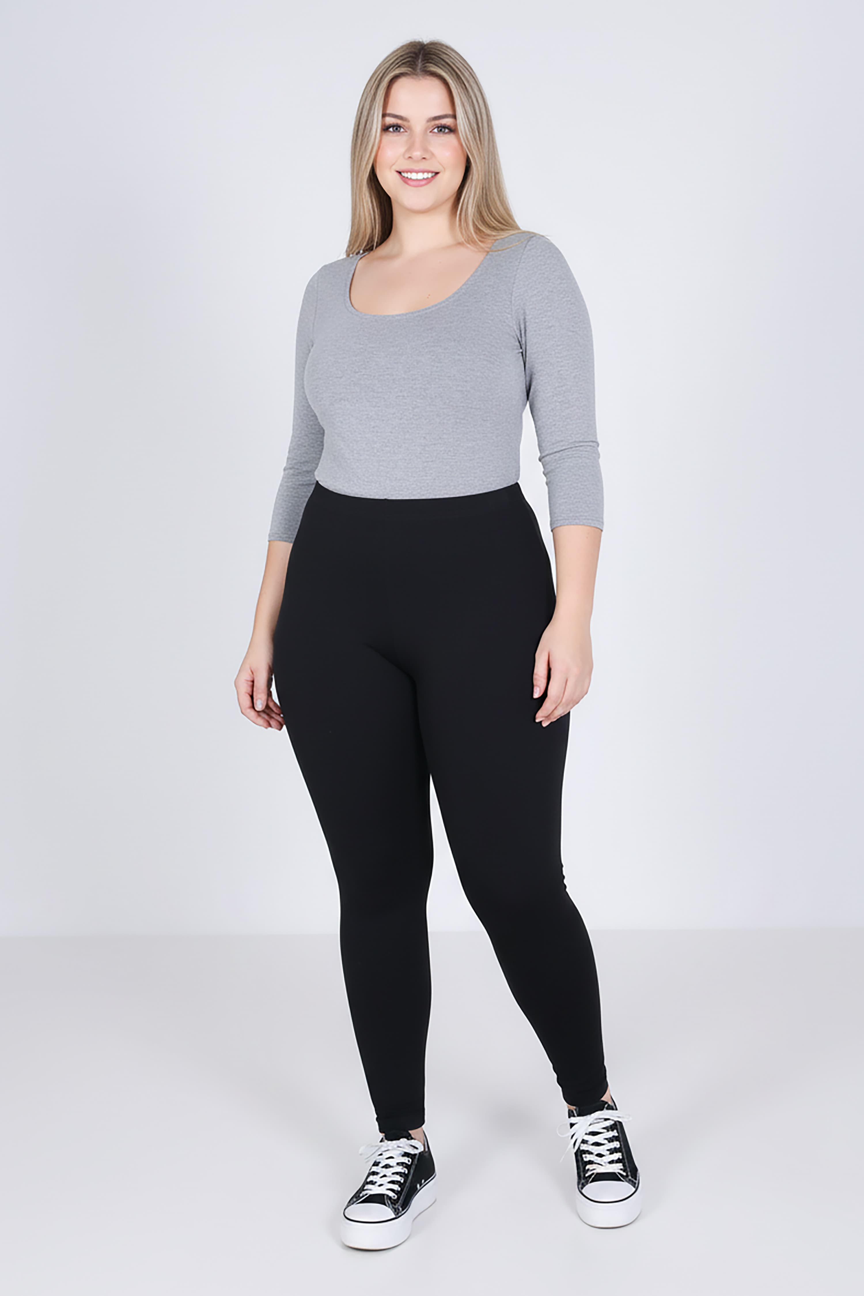 Legging en maille viscose lycra air jet ultra douce et confort