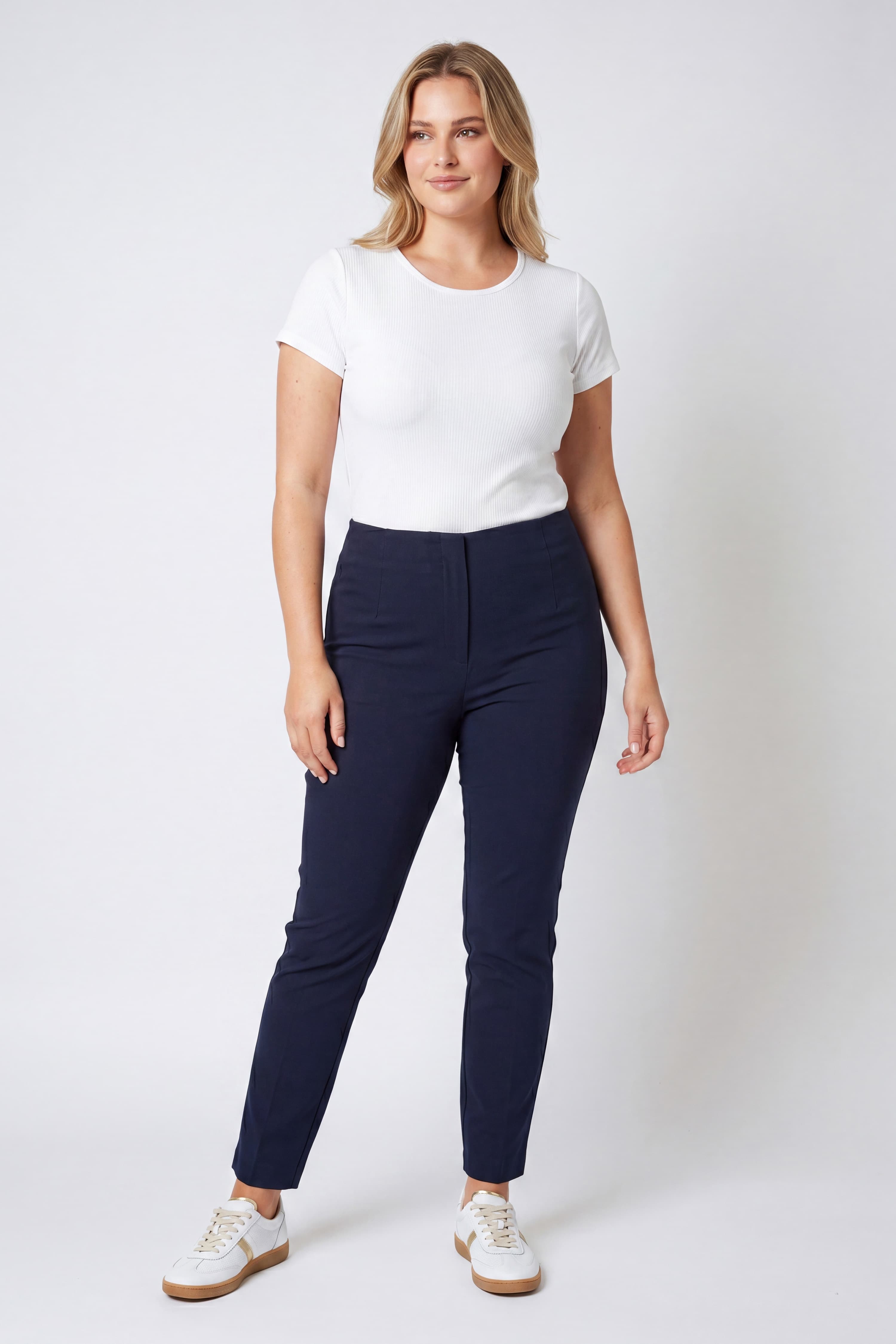 Pantalon droit en bengaline ecoresponsable made in France
