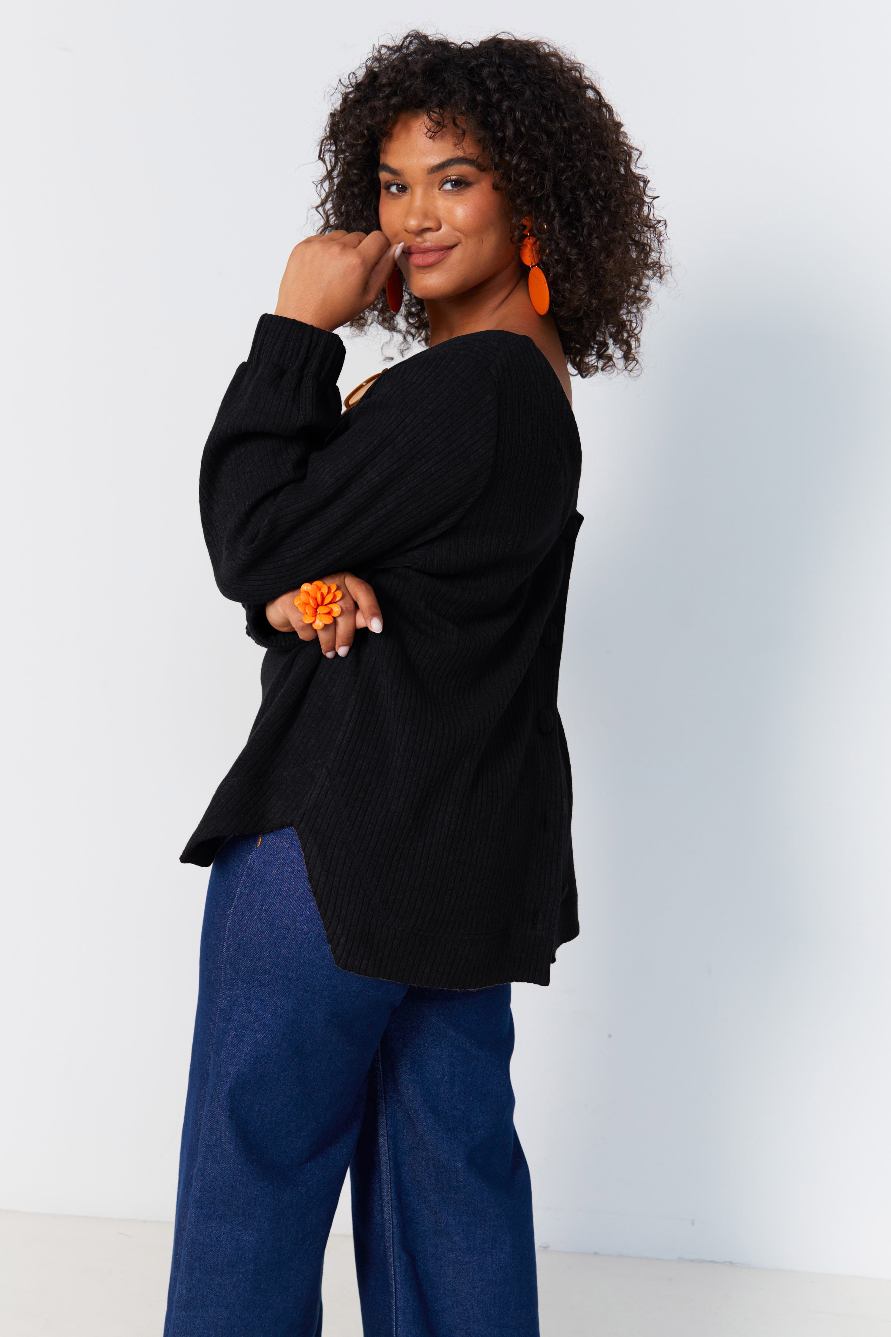 Gilet en maille unie