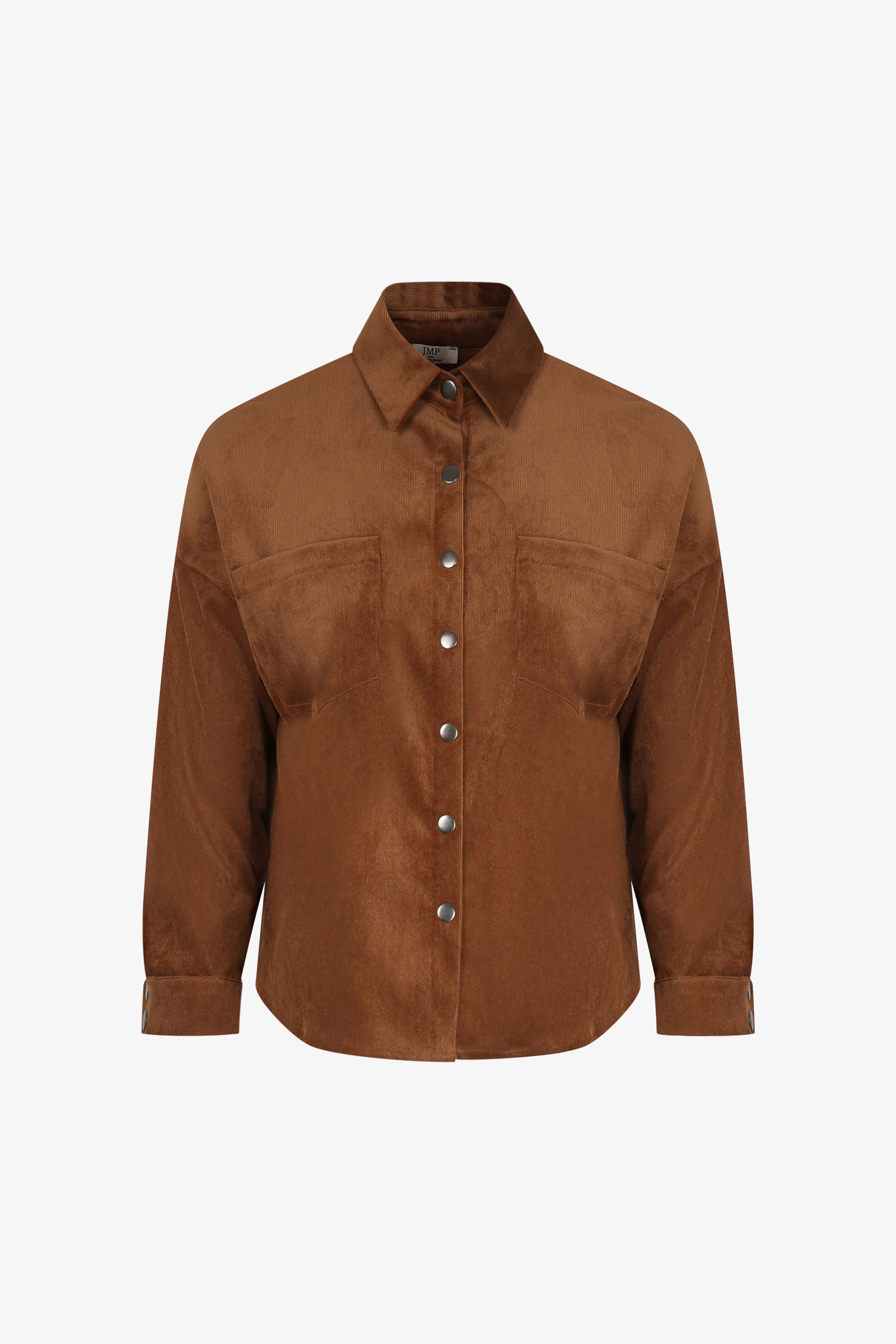 Chemise en velours cotele