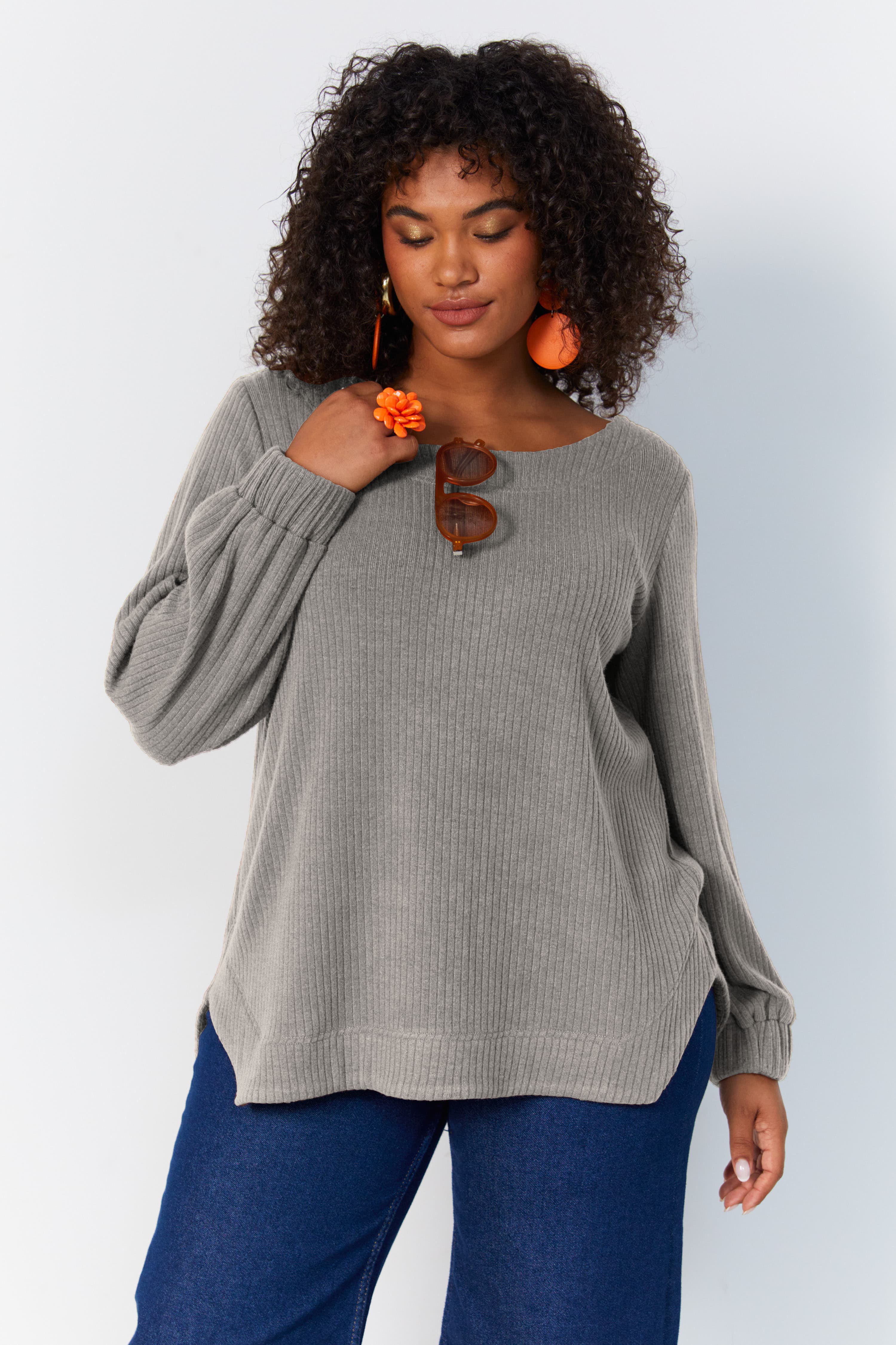 Gilet en maille unie