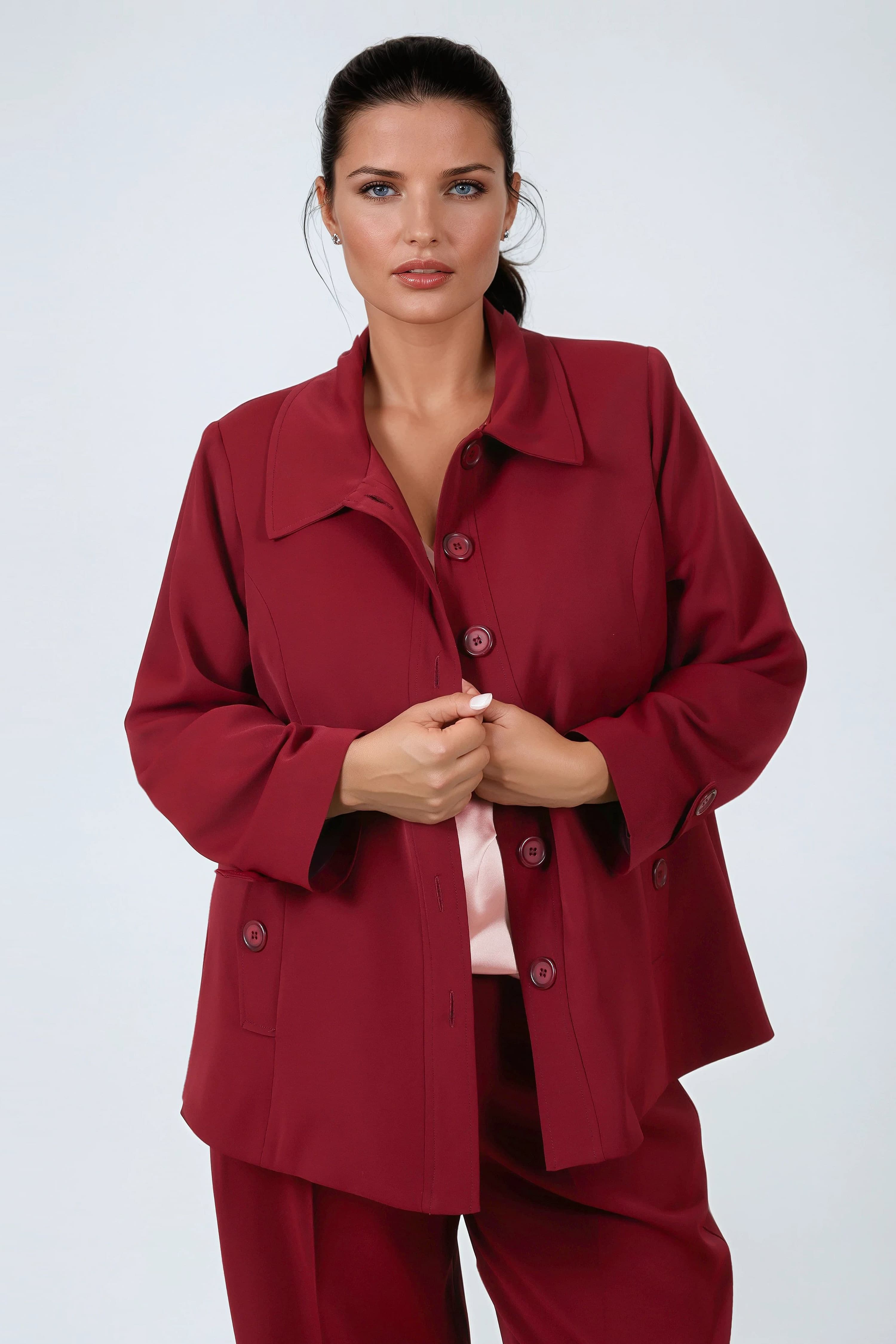 Veste fluide tissus stretch  et souple 