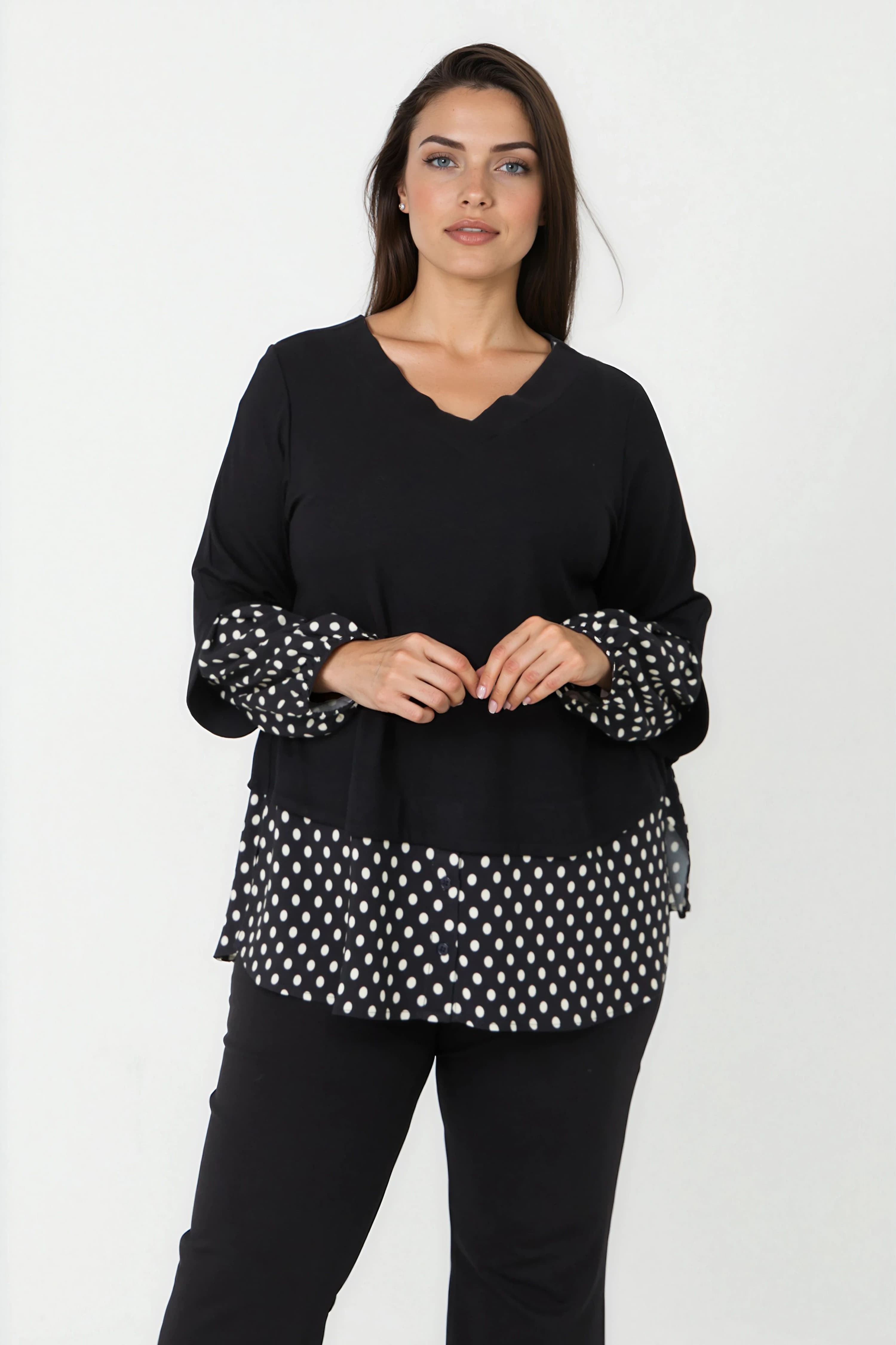 T-shirt en cote et satin imprime tissu eco-responsable