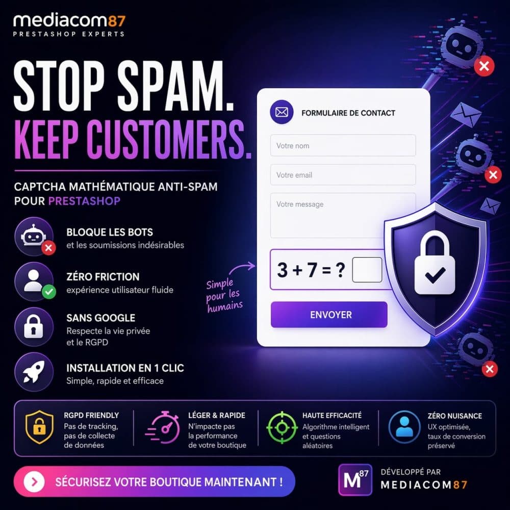 MedMathCaptcha - Sécurisez vos formulaires contre les robots et les spammeurs