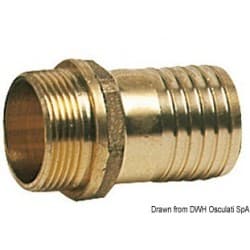 Embout mâle en laiton moulé