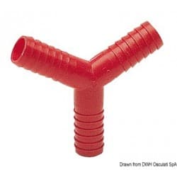 Raccords en Y" en nylon pour tuyaux d´ eau"