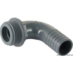 Embout mâle 90° en polypropylène