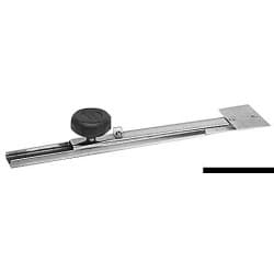 Telescopic stern transducer support