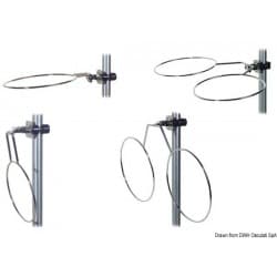 Porte pare-battage repliable en inox